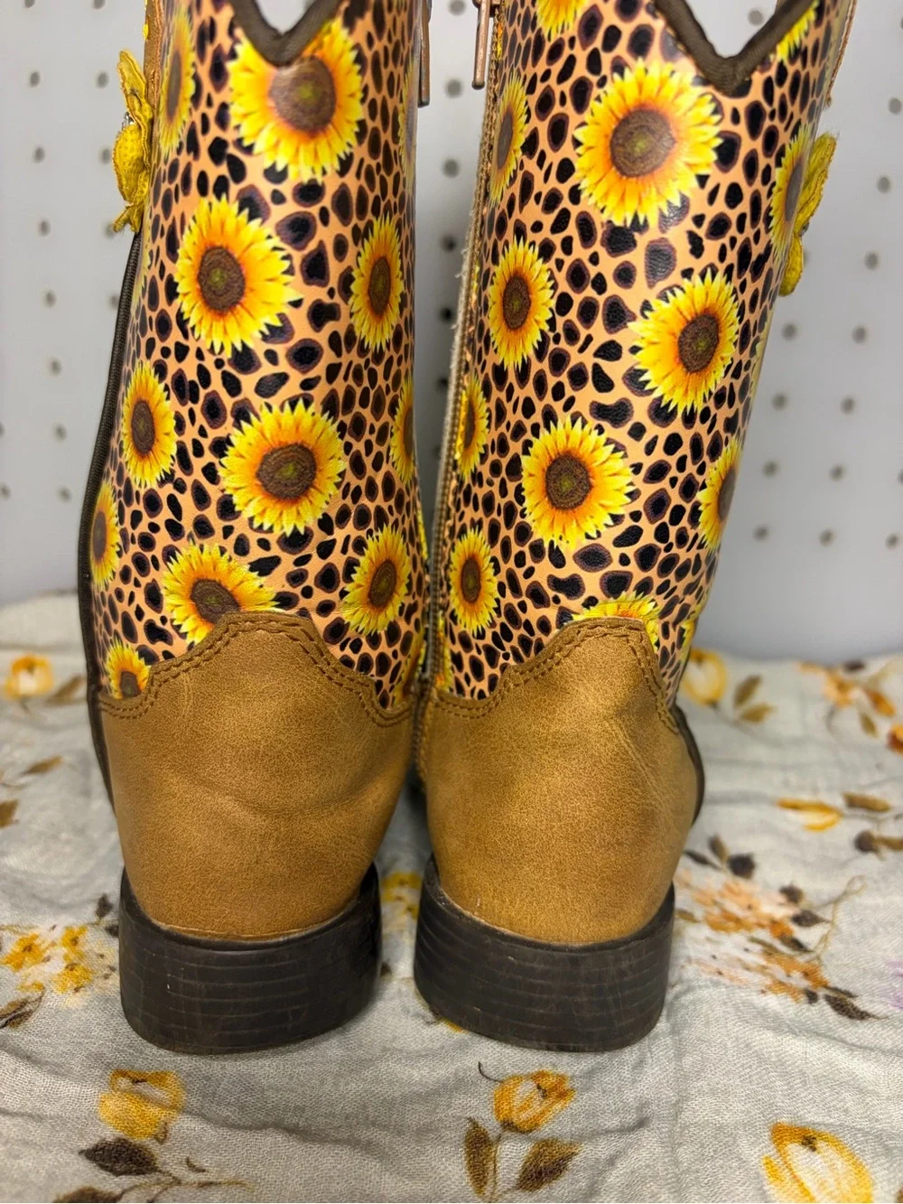 Twisted X Yellow Sunflower Brown Western Boots
